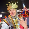 Megawati Hangestri pakai baju adat Lampung