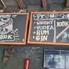 Chalkboard di Cafe Baronk