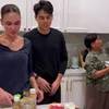 Luna Maya dan Maxime Bouttier kompak buka puasa pertama di rumah