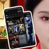 Kolase tentang poster drama dan dari ponsel