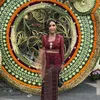 Millen Cyrus di Pernikahan Kakak Sarah Menzel