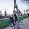 Foto terbaru Ririe Fairus di Paris.
