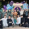 Aurel Hermansyah dan Atta Halilintar bersama keluarga besar di perayaan ulang tahun Ameena