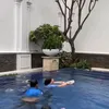 Momen Ibu Fuji Berenang Bareng Gala Malah Kelelep