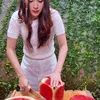 Laura Theux Bikin Watermelon Cake