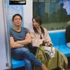 Ariel NOAH dan Niken di MRT
