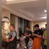 tarawih pertama selebriti, seleb tarawih, puasa selebriti