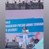 Momen Yeni Inka di Acara HUT Bhayangkara 79