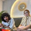 Momo dan Enau jumpa pers