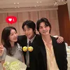 Lee Joon Gi dkk di pernikahan Moon Chae Won