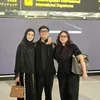 Mulan Jameela bersama buah hatinya