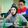 Mulan Jameela rapat DPR di Balikpapan