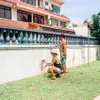 seleb ngecat, seleb ngecat rumah sendiri