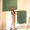 seleb ngecat, seleb ngecat rumah sendiri
