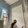 seleb ngecat, seleb ngecat rumah sendiri