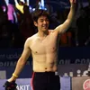 asian games 2018, jonatan christie buka baju, jonatan christie asian games