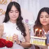 Nicole Rossi berdoa sebelum tiup lilin di momen ultah