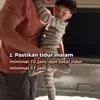 Rutinitas kedua Issa sebelum tidur