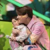 Putra Lesti bersama Rizky Billar.