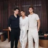 Olla Ramlan foto bareng anak dan pacar