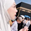 Potret Celine Evangelista di Tanah Suci
