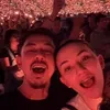 Dahlia Poland dan Fandi Christian Nonton Coldplay