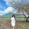 Titi Kamal Liburan di Banyuwangi