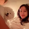 Jeon Hye Bin Selfie Bareng Anjing Peliharaan