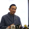 Agus Yudhoyono preskon tentang kelahiran anak kedua