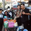 penjual makanan canti, cewek cantik, cewek penjual makanan
