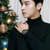 Foto-Foto Cha Eun Woo Dengan Suasana Natal