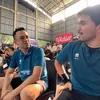 Raffi Ahmad dan Thariq setim padel