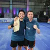 Raffi Ahmad dan Thariq Halilintar menang padel