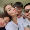 Sheila Marcia dan dua anaknya dari suami kedua
