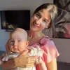 Millane Fernandez tersenyum bahagia bertemu anak Nino Fernandez 