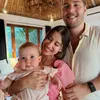 Millane Fernandez dan suami bersama Baby Kaia