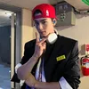 Cha Eun Woo Pakai Snapback Merah