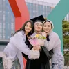 Sabrina Anggraini Bersama Adik