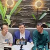 Indra Tarigan di Depan Awak Media