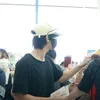 Ahn Hyo Seop di Bandara Berangkat ke Indonesia