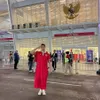 Potret Al Ghazali Tampil Unik Saat Nonton Timnas