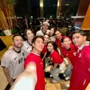 Potret Al Ghazali Tampil Unik Saat Nonton Timnas