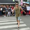 Potret Aldi Taher Bergaya di Citayam Fashion Week