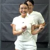 Amanda Manopo tampak bahagia