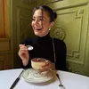 Amanda Rawles kulineran di italia