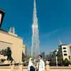Anisa Rahma Anandito foto di burj khalifa