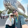 Anisa Rahma Anandito selfi dubai