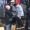 Nino RAN di pemakaman Vidi Aldiano