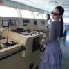 Aulia DA Naik Kapal Pelni