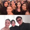 Ayu Dewi Selfie dengan Tamu Selebritis